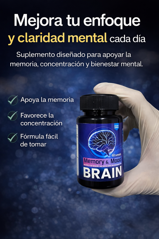 BRAIN Focus & Memory Pro||  Más enfoque, mejor memoria y mayor rendimiento