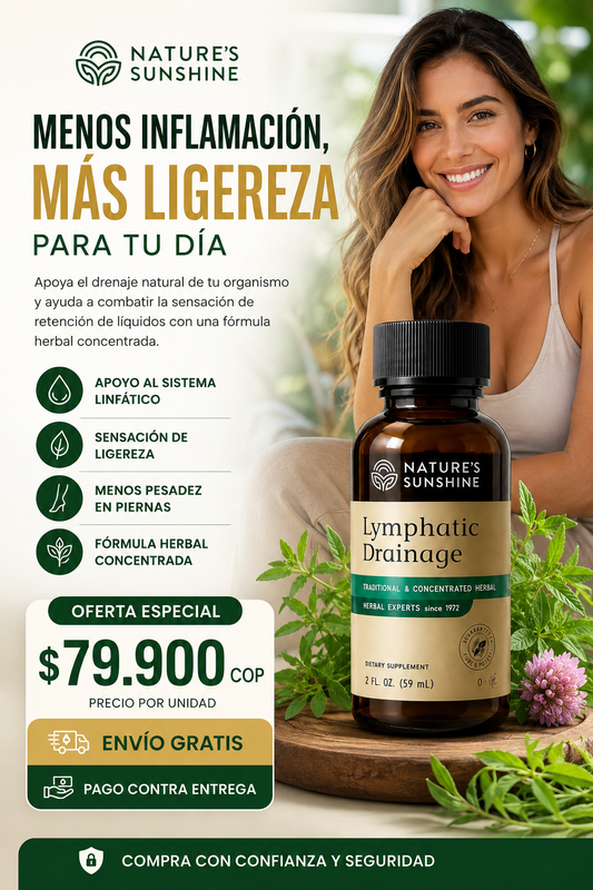 Nature's Sunshine Lymphatic Drainage | Apoyo Linfático y Drenaje Natural